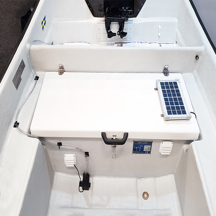 Solar-powered bilge pump