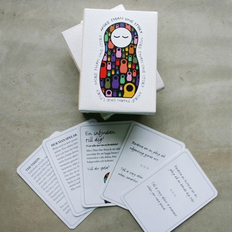 More Than One Story card game