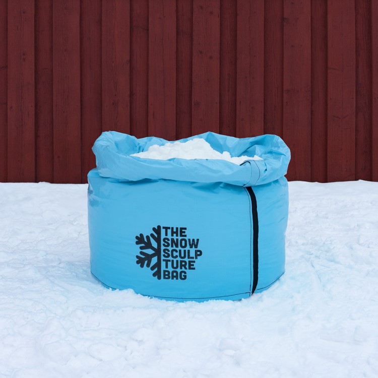 Snow sculpture sack