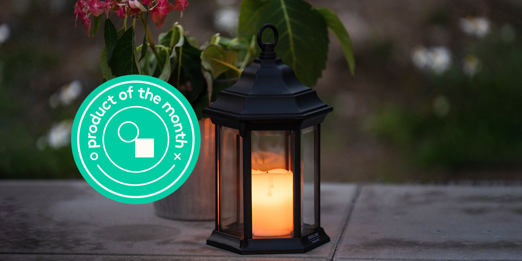 Product of the month : Lantern with twilight sensor 20%