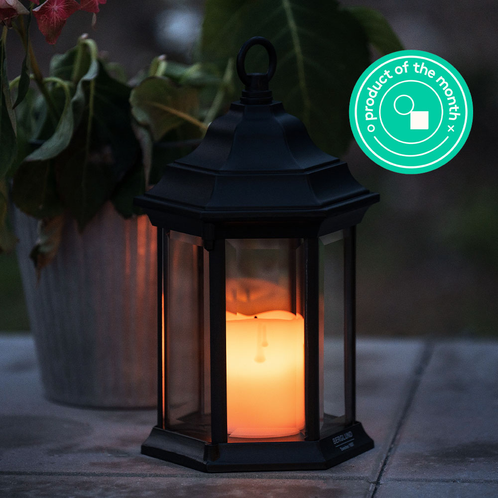 Product of the month: Battery operated lantern with twilight sensor