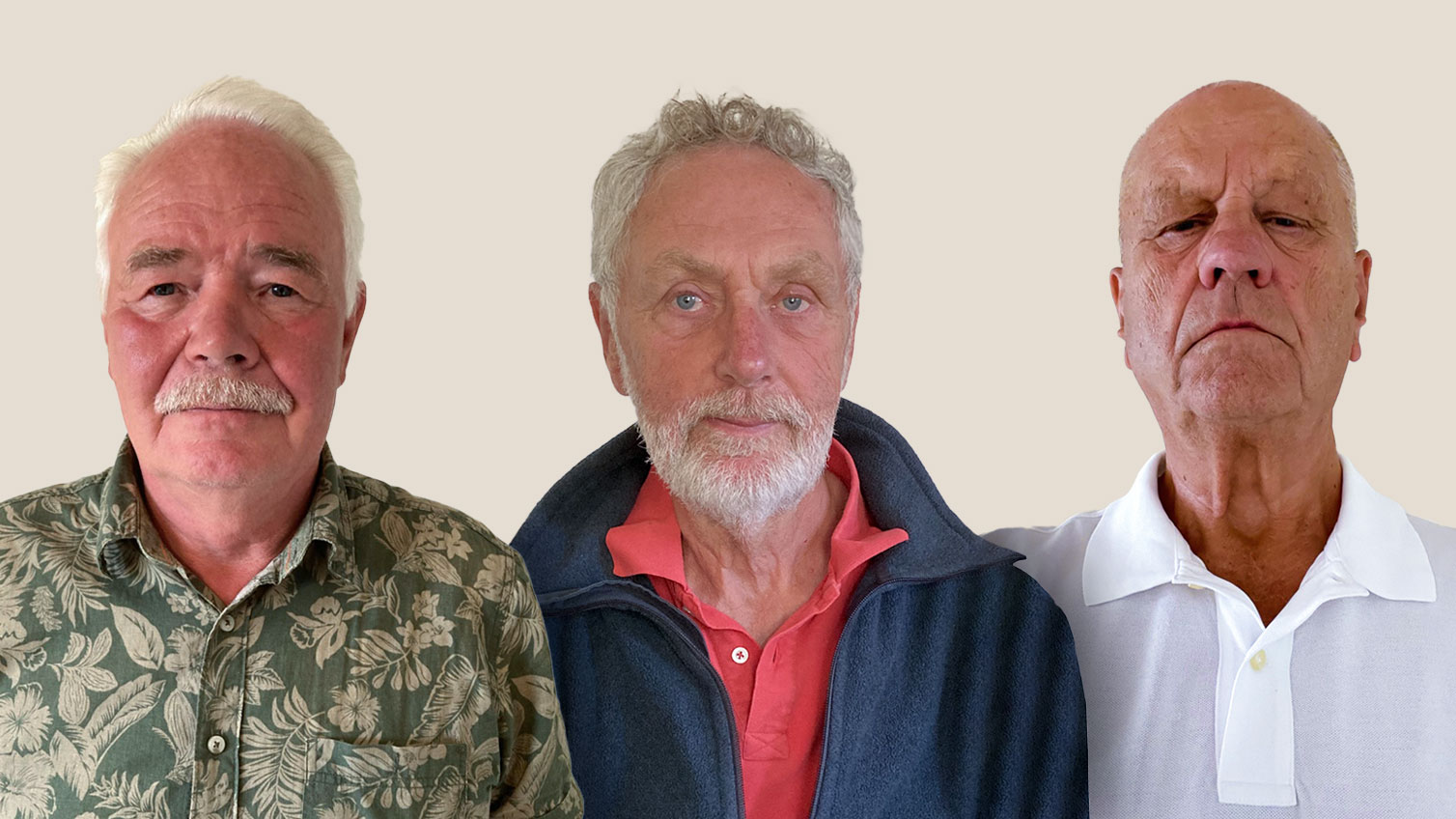 Bengt-Göran Persson, Gunnar Larsson and Lennart Fellinger