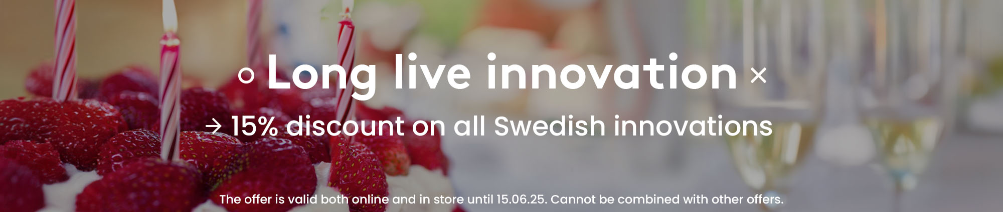 15% off on Swedish innovations