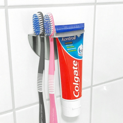 Toothbrush holder: Paste up in the group House & Home / Bathroom / Bathroom storage at SmartaSaker.se (11183)