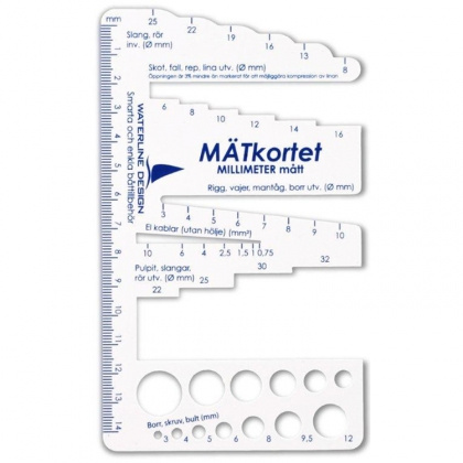 Measuring card in the group Vehicles / Boat Accessories / Boat care at SmartaSaker.se (11310)