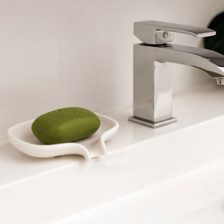 Soft Soap Dish with Drainage Spout in the group House & Home / Bathroom / Toilets and sinks at SmartaSaker.se (12209)