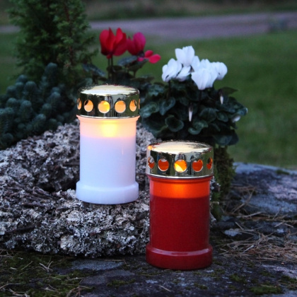 Grave light with extra long burning time in the group Lighting / Outdoor lighting / Pillar candles and lanterns at SmartaSaker.se (12347)