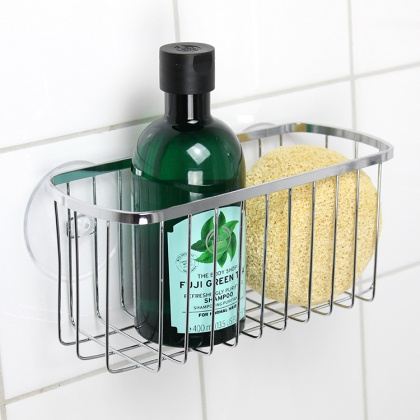 Rust-free basket with suction cup in the group House & Home / Bathroom / Bathroom storage at SmartaSaker.se (12540)
