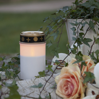 Grave light with timer in the group Lighting / Outdoor lighting / Pillar candles and lanterns at SmartaSaker.se (12761)
