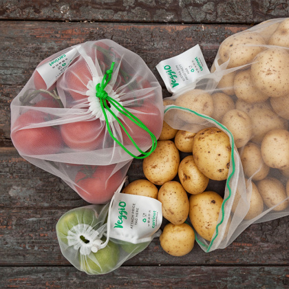 Fruit and vegetable bags in the group House & Home / Sustainable Living / Reusable items at SmartaSaker.se (13241)