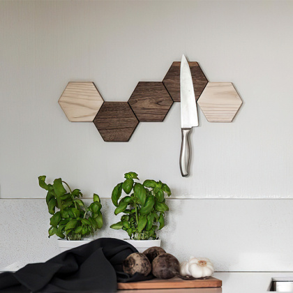 HEXA wooden knife magnets in the group House & Home / Kitchen / Kitchen decor at SmartaSaker.se (13366)