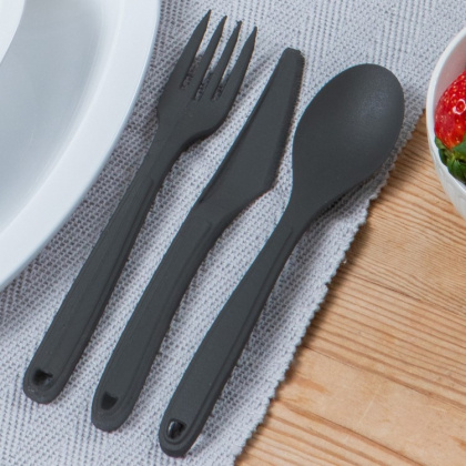 ECO-plastic cutlery, 4 pcs in the group House & Home / Sustainable Living / Reusable items at SmartaSaker.se (13510)