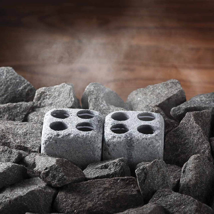 Sauna steam stones 2-pack in the group House & Home at SmartaSaker.se (14178)