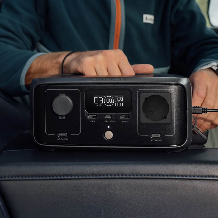 Powerstation EcoFlow River 3 in the group House & Home / Electronics / Chargers and Powerbanks at SmartaSaker.se (14319)