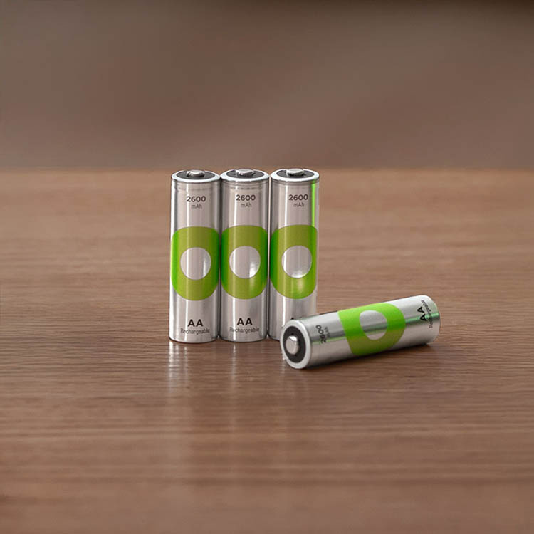 Rechargeable batteries, GP ReCyko in the group / Batteries at SmartaSaker.se (14485)