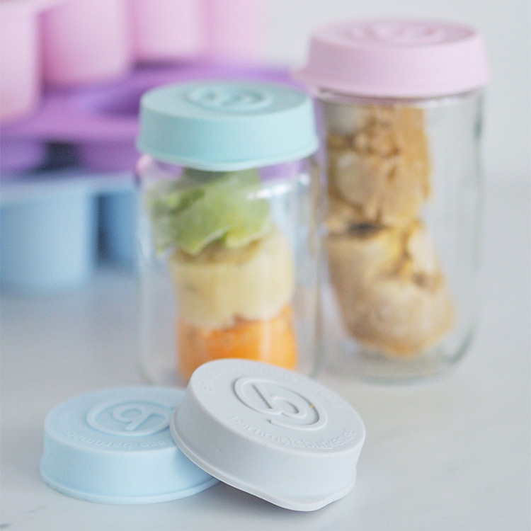 Lid for Baby Food Jars, 4-pack in the group House & Home / Kids at SmartaSaker.se (14653)