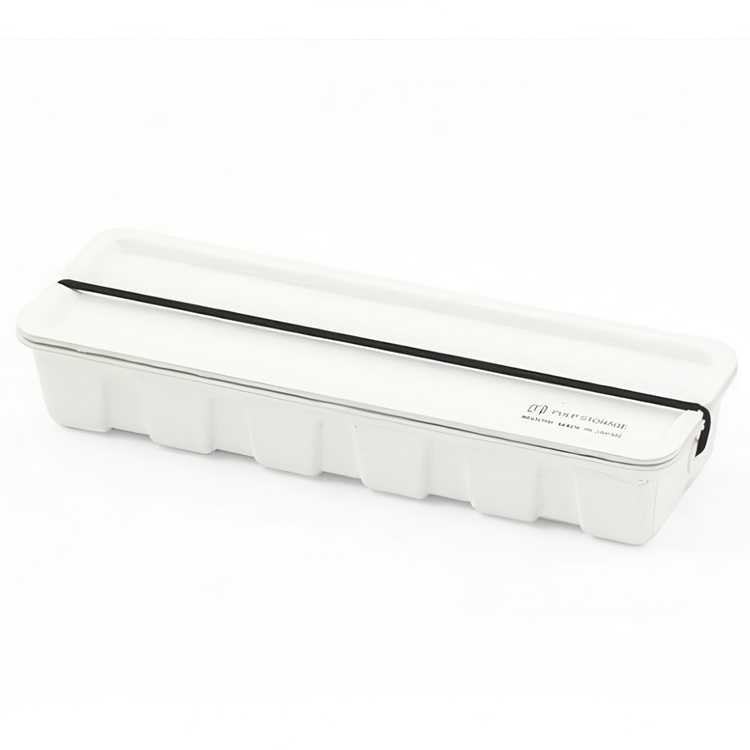 Pen Box made of waste paper, MIDORI PULP STORAGE, white in the group Storage / Storage boxes / Mini organizers / Boxes at SmartaSaker.se (40026)