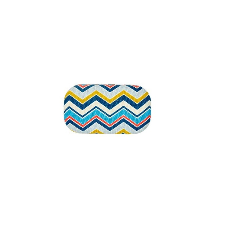 POCKET TRAVEL CASE STRIPPED, Blue in the group Storage / Travel storage / Travel jewelry storage at SmartaSaker.se (40047)