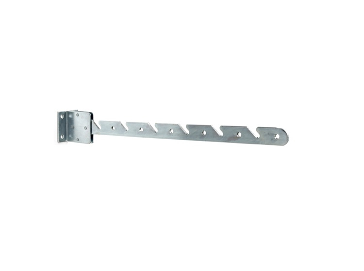 Balcony hanger in metal, 42 cm, HABO, Silver in the group Storage / Laundry and care / Drying racks at SmartaSaker.se (40083)