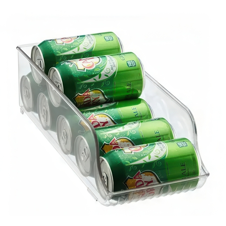 Fridge / pantry storage for cans, PANTRY BIN, 35 x 14 x H10 cm, Transparent in the group Storage at SmartaSaker.se (40089)