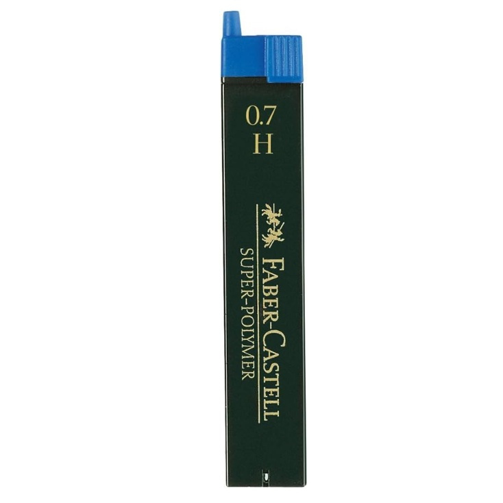 Leads, FABER CASTELL H 0,7 mm, Grå in the group Storage / Office supplies at SmartaSaker.se (40138)