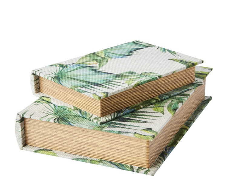 Secret Storage Book, GREEN GARDEN, SMALL, 20 x 14 x H3 cm, Grey / Green in the group Storage / Storage boxes / Mini organizers at SmartaSaker.se (40156)