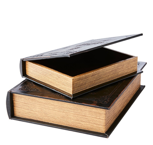 Secret Storage Book, WISE WOMEN, SMALL, 20 x 15 x H4, Dark brown in the group Storage / Storage boxes at SmartaSaker.se (40166)
