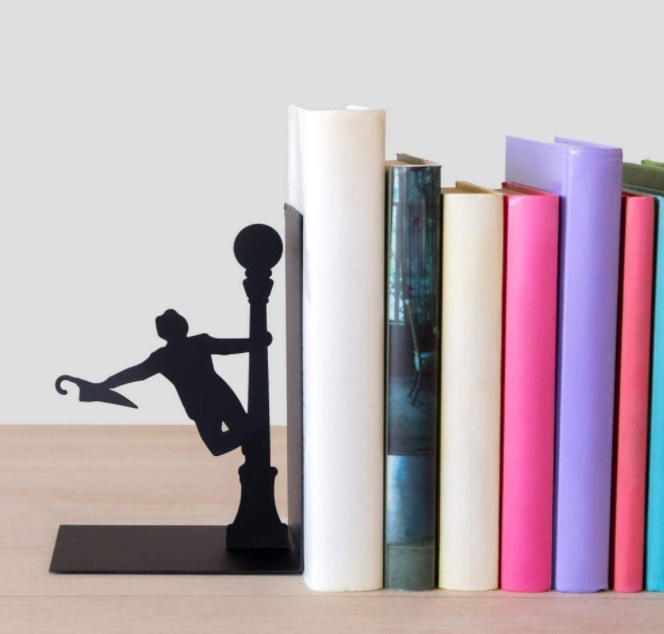 Bookend in metal, SINGING IN THE RAIN, 12,5 x 10 x H 18 cm, Black in the group Storage / Office supplies at SmartaSaker.se (40178)