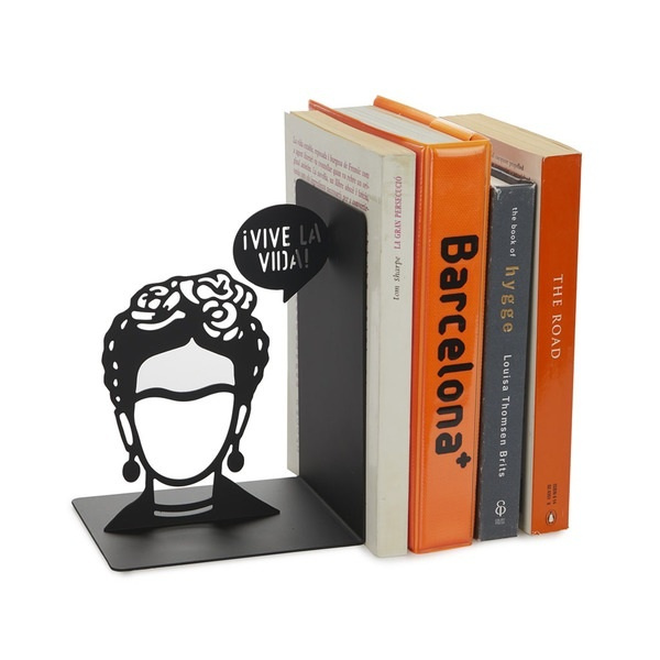 Bookend in metal, FRIDA, 13 x 10 x H 17 cm, Black in the group Storage / Office supplies / Bookends at SmartaSaker.se (40198)