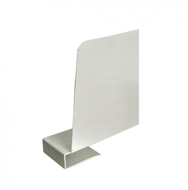 Book End with Clip / Shelf Divider, BÜNGERS, 20 cm, White in the group Storage / Office supplies / Bookends at SmartaSaker.se (40211)