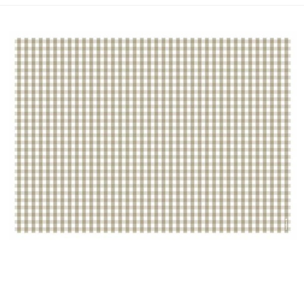 Paper Placemats, 50 sheets, VICHY BEIGE, 42 x 30 cm, Beige / White in the group Storage / Kitchen storage at SmartaSaker.se (40216)