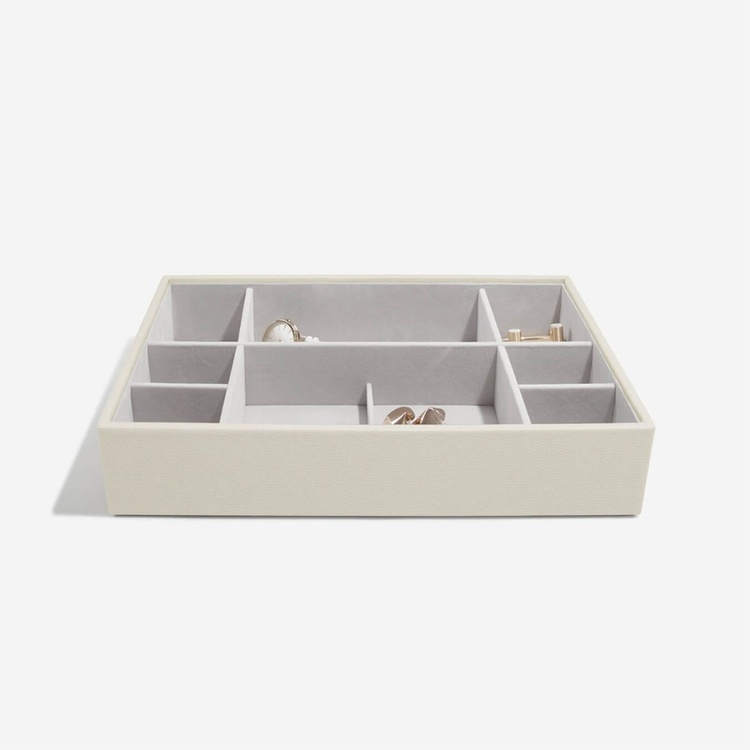 Jewellery Tray, Deep, 11 Sections, SUPERSIZE STACKERS, 36 x 25 x H 7 cm in the group Storage / Bedroom storage / Jewelry storage at SmartaSaker.se (40248)