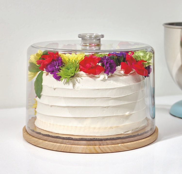 Cake tray with lid, PANSINO CAKE DOME, Ø 37 x H 16 cm , Transparent / Natural in the group Storage / Kitchen storage at SmartaSaker.se (40250)