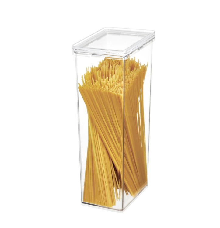 Container for Dry Food, 3,3 L, THE HOME EDIT PASTA CANISTER, Transparent in the group Storage / Kitchen storage / Storage bins and jars at SmartaSaker.se (40282)