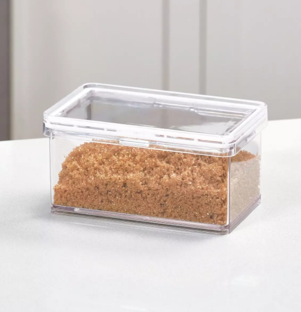 Container for Dry Food, 470 ml, THE HOME EDIT SMALL CANISTER, 10,2 x 15,2 x H 8,3 cm , Transparent in the group Storage / Kitchen storage / Storage bins and jars at SmartaSaker.se (40293)