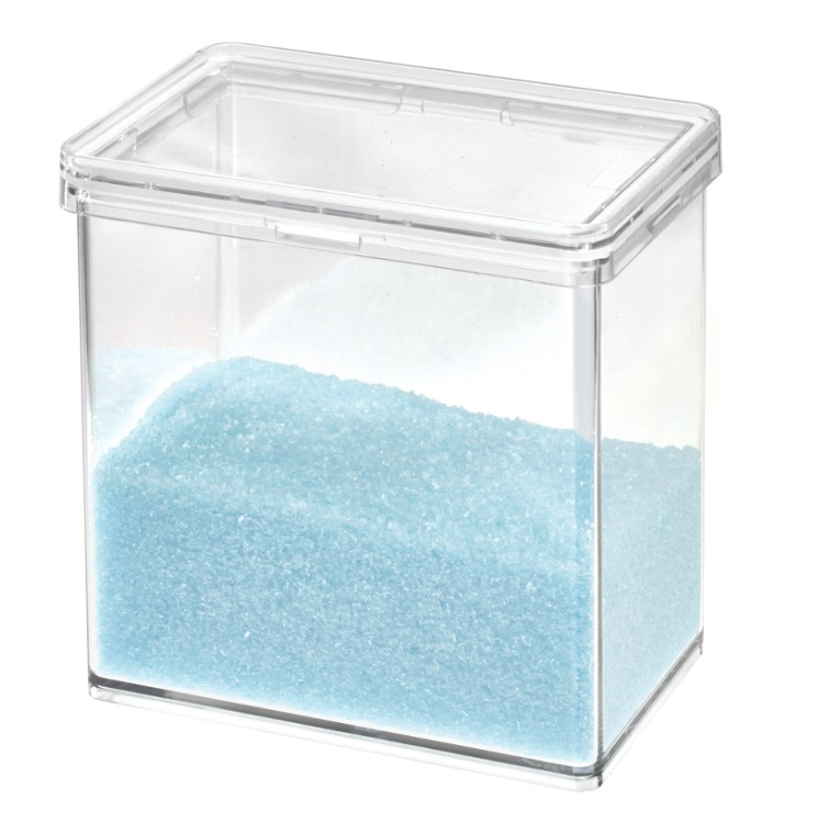 Container for Dry Food, 1,4 L, THE HOME EDIT MEDIUM CANISTER, 10,2 x 15,2 x H 15,6 cm, Transparent in the group Storage / Kitchen storage / Storage bins and jars at SmartaSaker.se (40296)