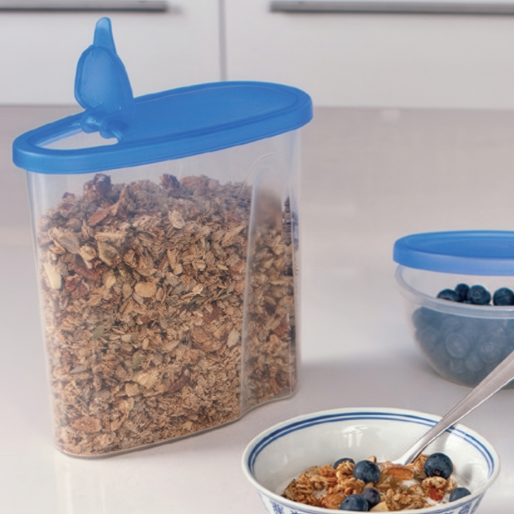 Food Box with Flip Lid, 2,8 L, CLUB CUISINE PITCHER LARGE, Transparent / Blue in the group Storage / Kitchen storage / Storage jars at SmartaSaker.se (40304)