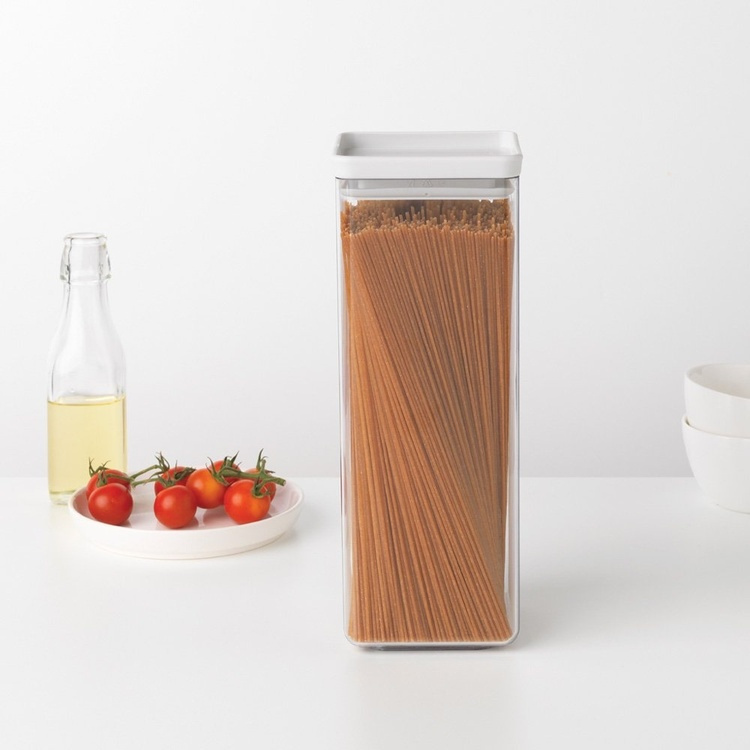 Canister, 2,5 L, TASTY+ SQUARE LARGE, Brabantia in the group Storage / Kitchen storage / Storage bins and jars / Brabantia at SmartaSaker.se (40322)