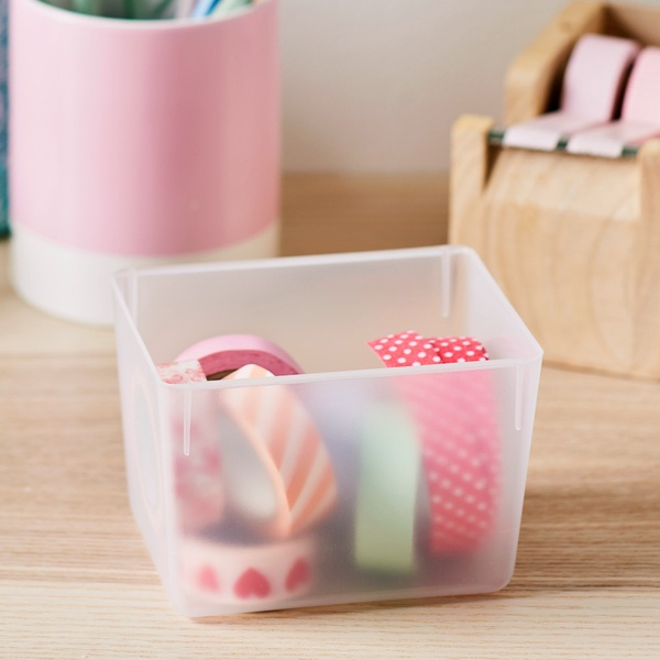 Container, SMARTSTORE INSERT, 12 x 9 x H 9 cm, Transparent in the group Storage / Kitchen storage / Storage bins and jars at SmartaSaker.se (40333)