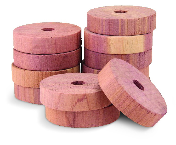 Ceder wood rings, Set of 12, LEGNO DI CEDRO, Ø 4 cm, Nature in the group Storage / Wardrobe storage at SmartaSaker.se (40364)