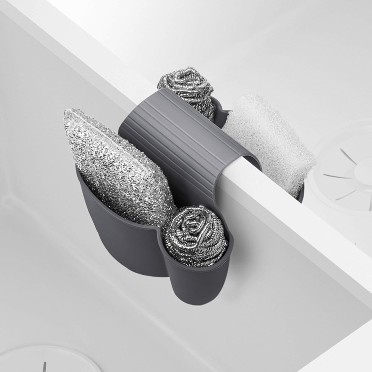Double Sink Organizer, RAYEN SINK SADDLE, Dark Grey in the group Storage / Kitchen storage / Dish racks and sink accessories at SmartaSaker.se (40380)