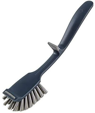 Dish Brush with sink rest and scraper, EDGE, Joseph Joseph, Grey in the group Storage / Cleaning and waste sorting / Cloths and brushes at SmartaSaker.se (40387)