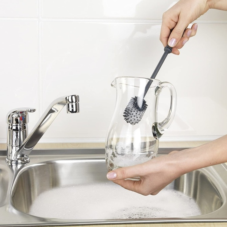 Bottle brush silicone, SPÜLBÜRSTE, 25 cm, Grey in the group Storage / Cleaning and waste sorting / Cloths and brushes at SmartaSaker.se (40389)