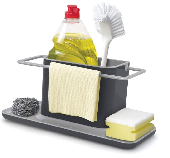 Sink tidy, SINK-CADDY LARGE, 30,5 x 13 x H 13 cm Joseph Joseph, Dark Grey in the group Storage / Kitchen storage / Dish racks and sink accessories at SmartaSaker.se (40406)