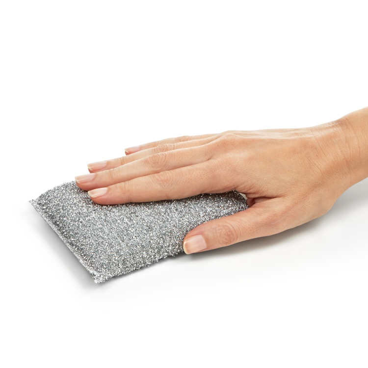 Sponges, Set of 2, RAYEN SOFT PADS, 13 x 8,5 cm, Silver in the group Storage / Cleaning and waste sorting / Cloths and brushes at SmartaSaker.se (40464)