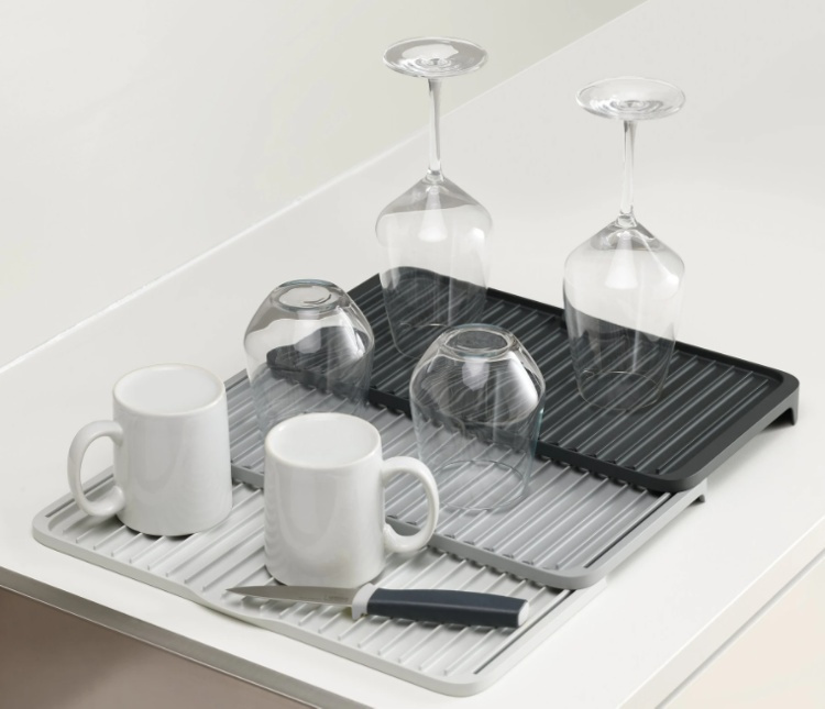 Expandable Draining Board, TIER, Joseph Joseph, Grey in the group Storage / Kitchen storage / Dish racks and sink accessories at SmartaSaker.se (40468)