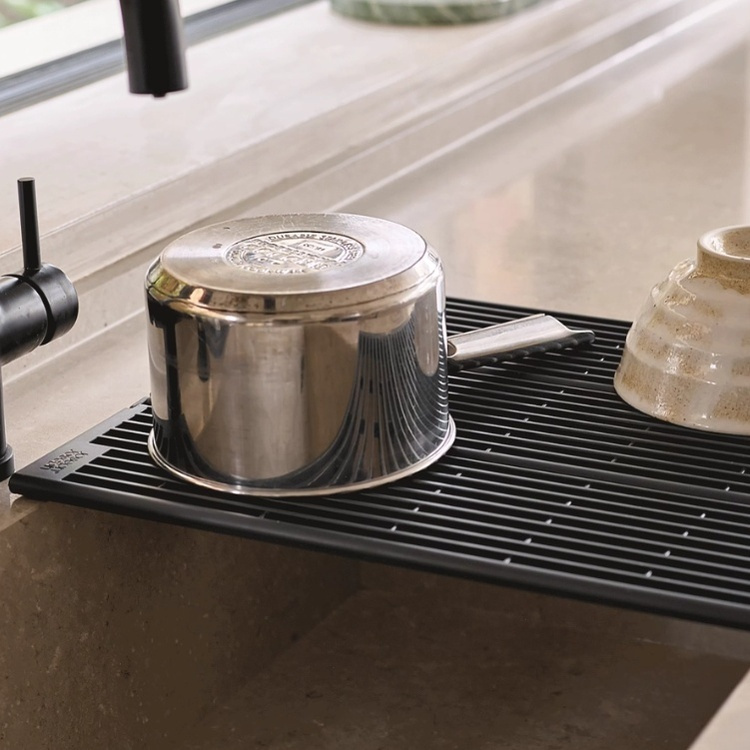 Draining Mat, PLATFORM SINK DRAINER, Joseph Joseph, Grey in the group Storage / Kitchen storage / Dish racks and sink accessories at SmartaSaker.se (40469)