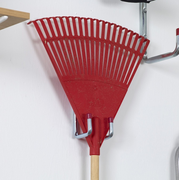 Utility hook, bent, 7cm, HABO 8527, Silver / Red in the group Storage / Storage room and garage / Utensil holders at SmartaSaker.se (40483)