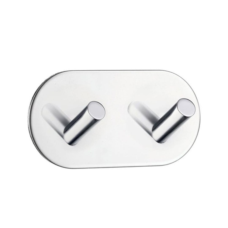 Double hook, Self-adhesive, Round, BESLAGSBODEN, 9,6 x H 4,8 cm in the group Storage / Magnets and adhesives / Self-adhesive hooks at SmartaSaker.se (40507)