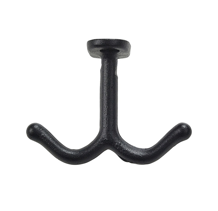 Double hooks for hat shelf, Set of 2, KROK 140, Black in the group Storage / Hallway storage / Hooks and hangers at SmartaSaker.se (40511)